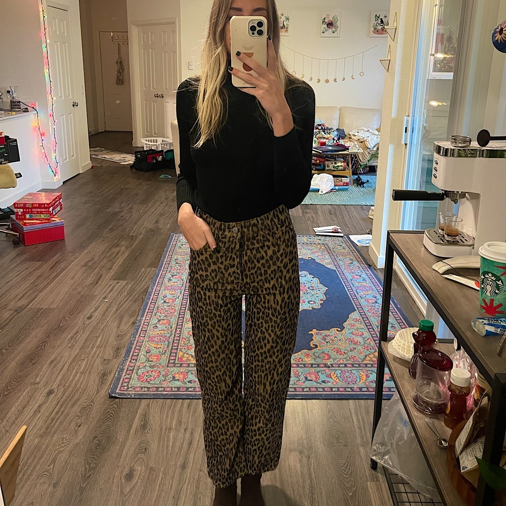 Levi’s Cheetah Print Jeans